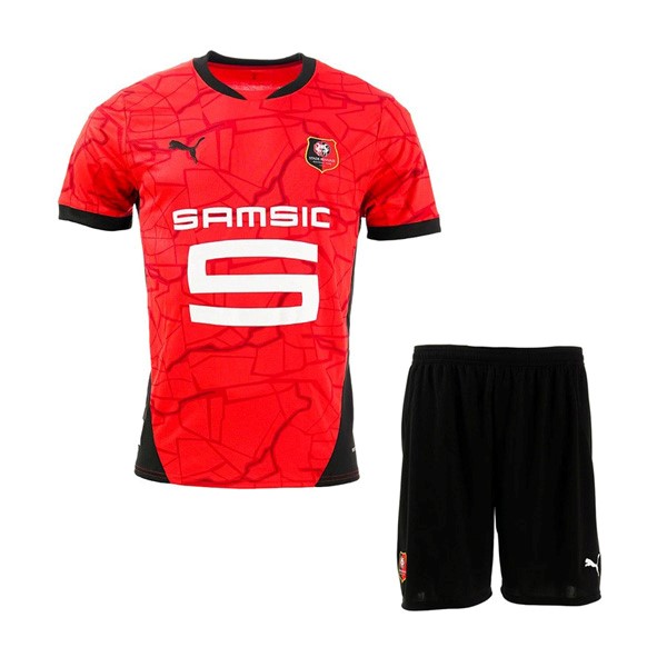 Camiseta Stade Rennais Primera equipo Niño 2024-25